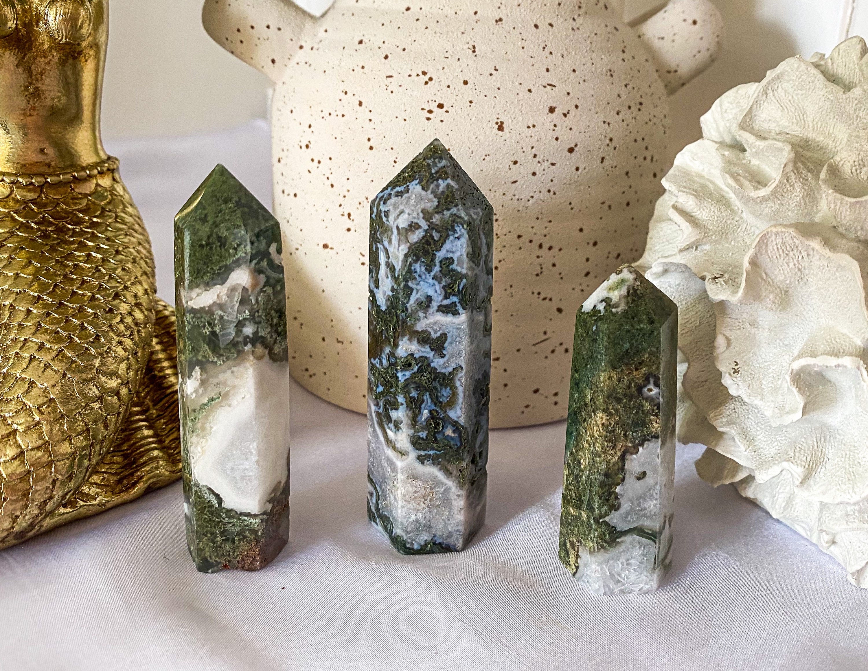 Moss Agate Points