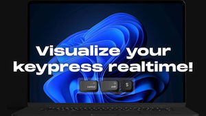 Keyviz de ©️ Rahul Mula - visualisez vos frappes de clavier sur votre écran