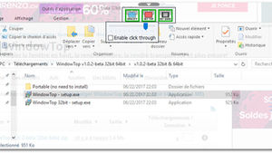 WindowTop permet d'ajouter de la transparence à n'importe quelle fenêtre