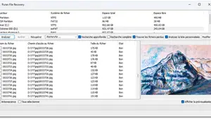 Puran File Recovery récupére des fichiers accidentellement supprimés