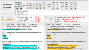WildGem - rechercher et remplacer rapidement du texte