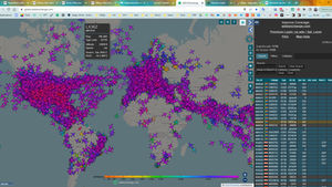 Globe.adsbexchange offre des données en temps réel sur le trafic aérien