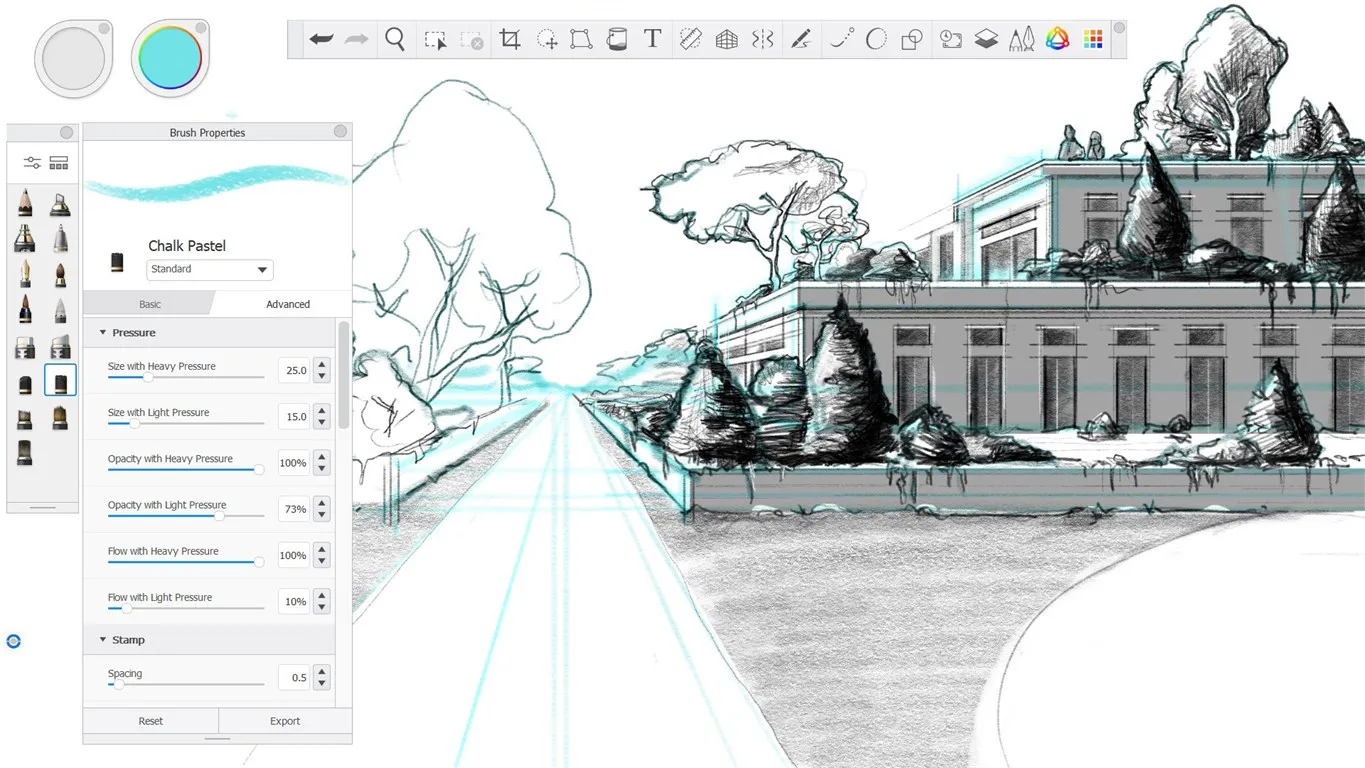 SketchBook Pro est une application de dessin et de peinture numérique créée par Autodesk