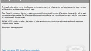 O&O SpeedCheck - analyseur de performances