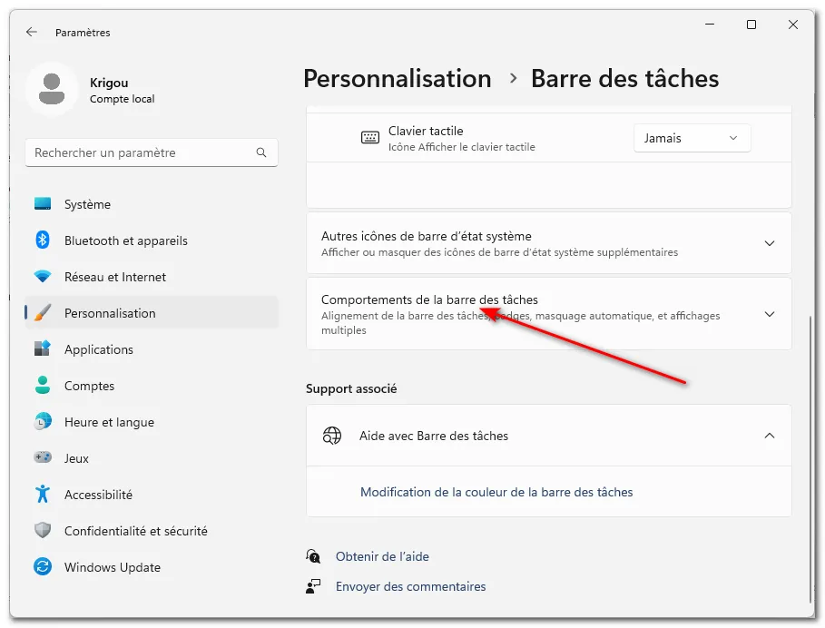 Comment afficher les secondes dans Windows 11