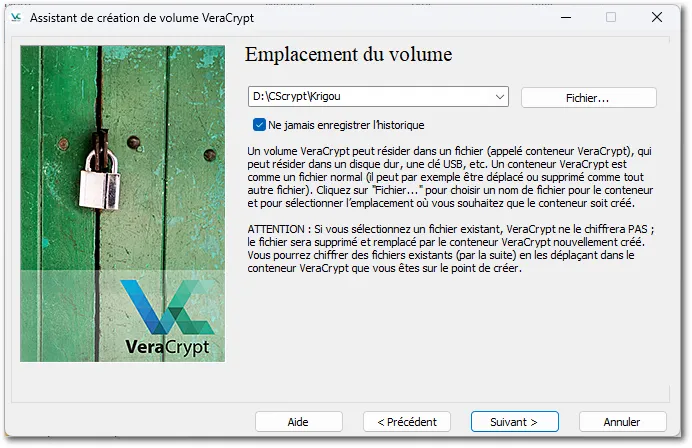 VeraCrypt – logiciel de chiffrement de disque gratuit et open source