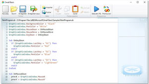 Microsoft Small Basic est un langage de programmation utilisant la technologie .NET dérivé de BASIC