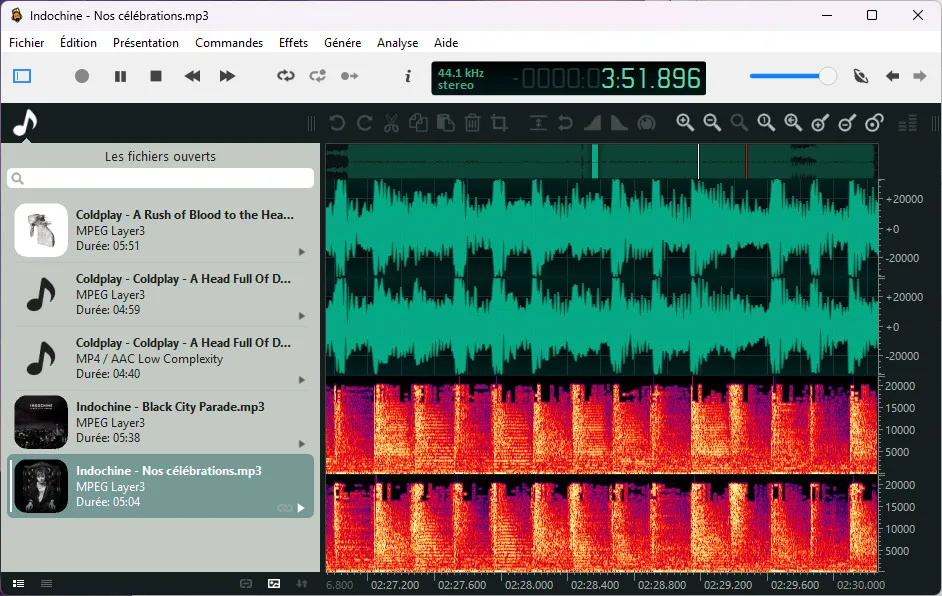 Ocenaudio, éditeur audio gratuit pour Windows, mac OS et Linux