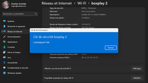 Comment afficher la clé de sécurité Wi-Fi enregistrés sous Windows 11