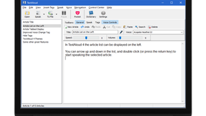 TextAloud - votre PC est désormais capable de lire