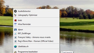 TrayLaunch - lanceur d'applications en zone de notification