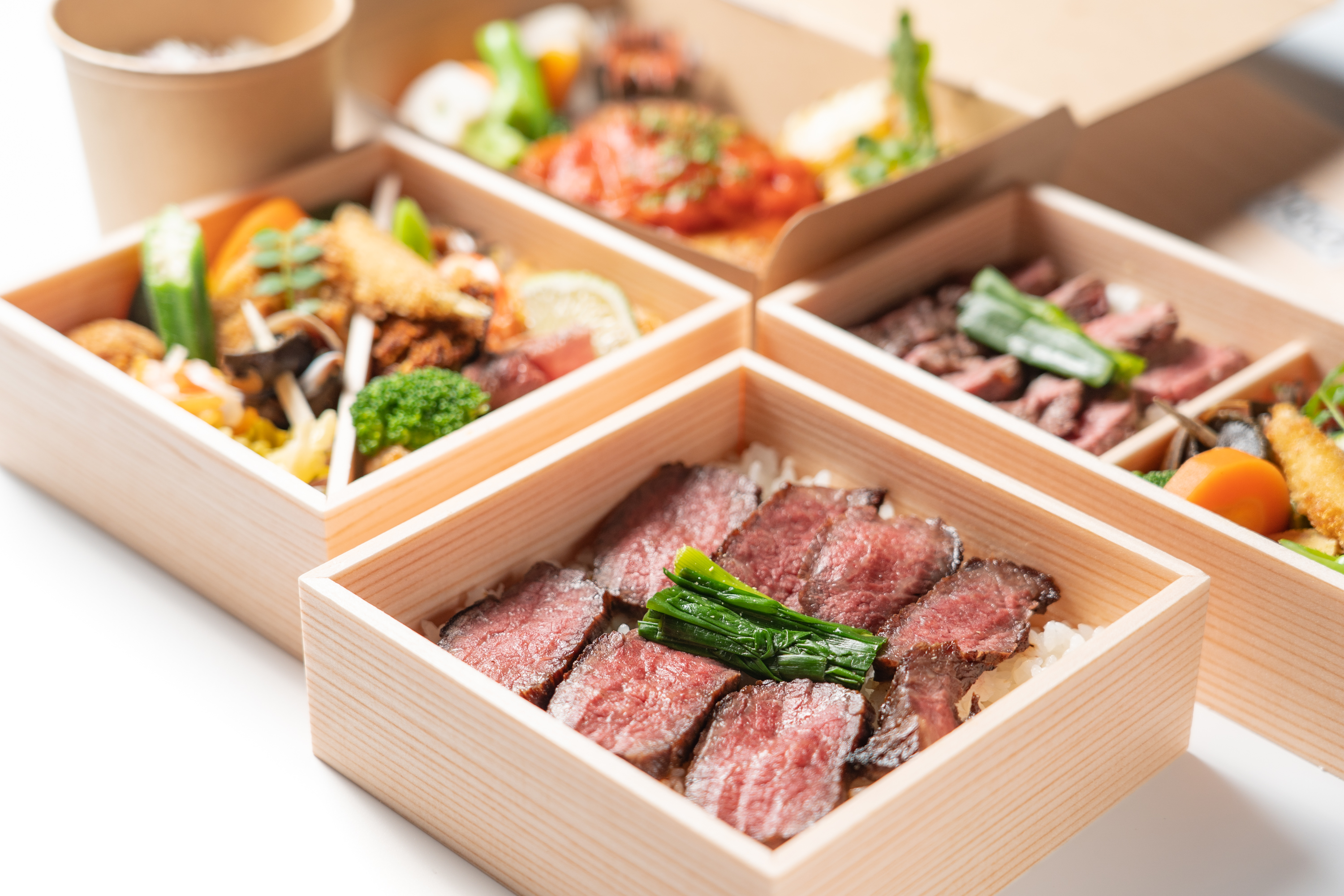 Arranged Food and Objects