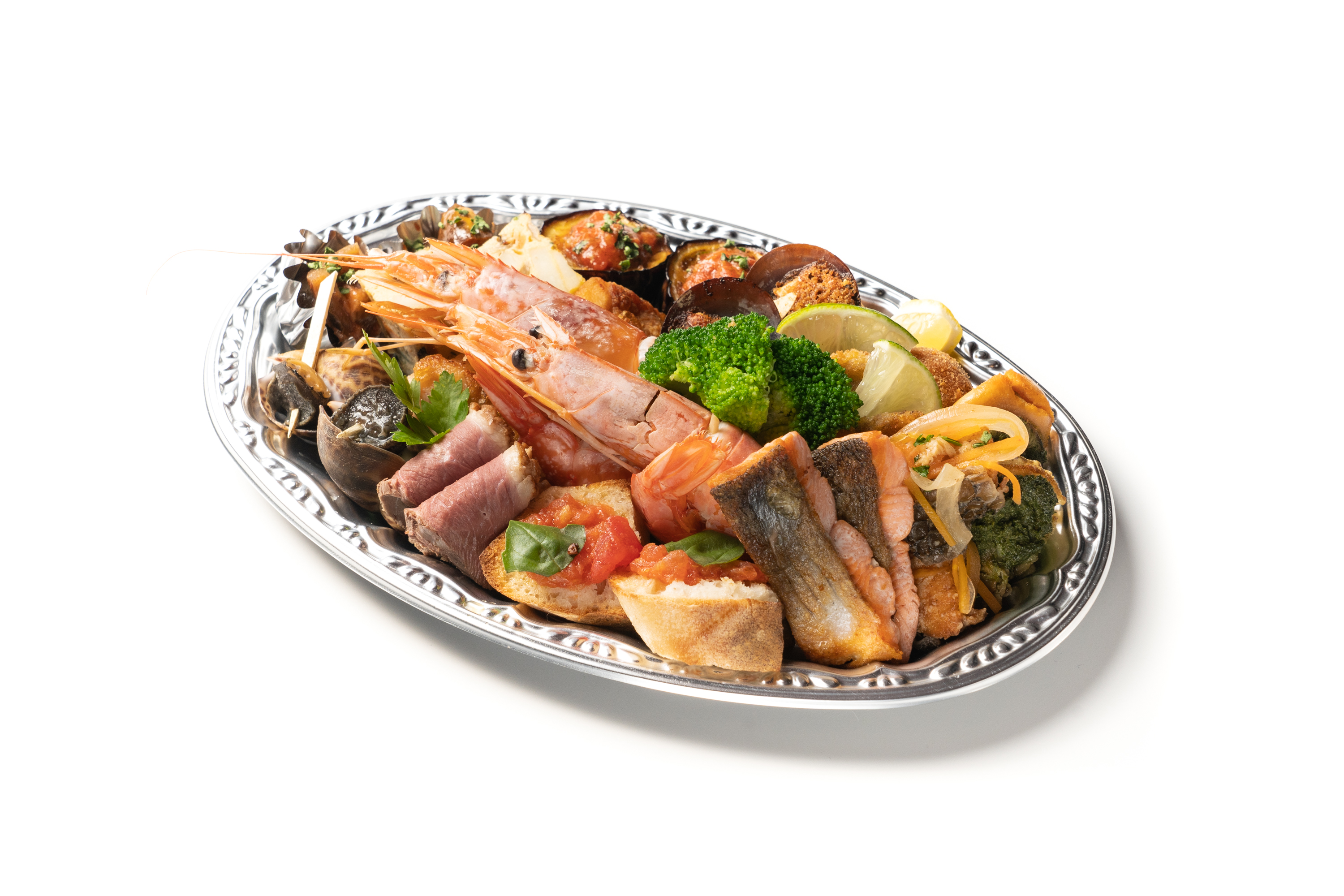 Arranged Food and Objects