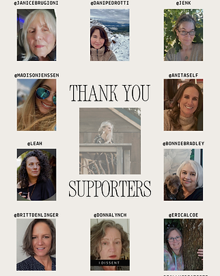 Thanks to our supporters
