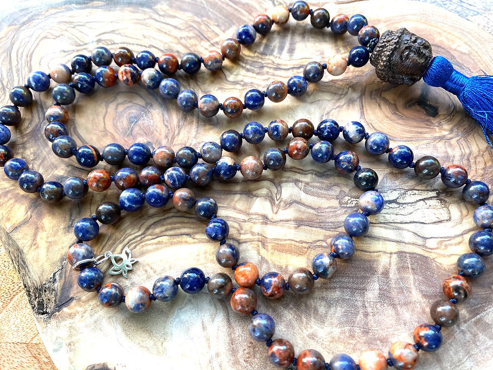 Miniatura: Sunset Sodalite Mala