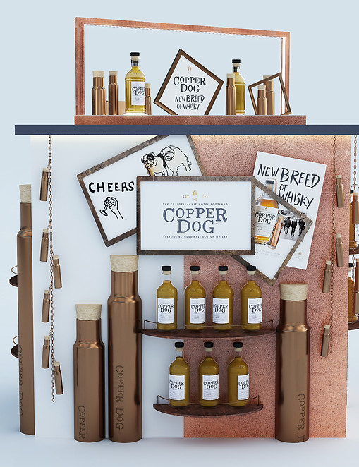 Copper Dog Retail Display Design