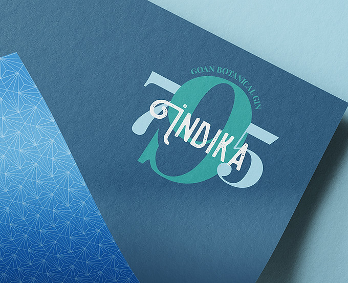 INDIKA 795 GIN logo on paper