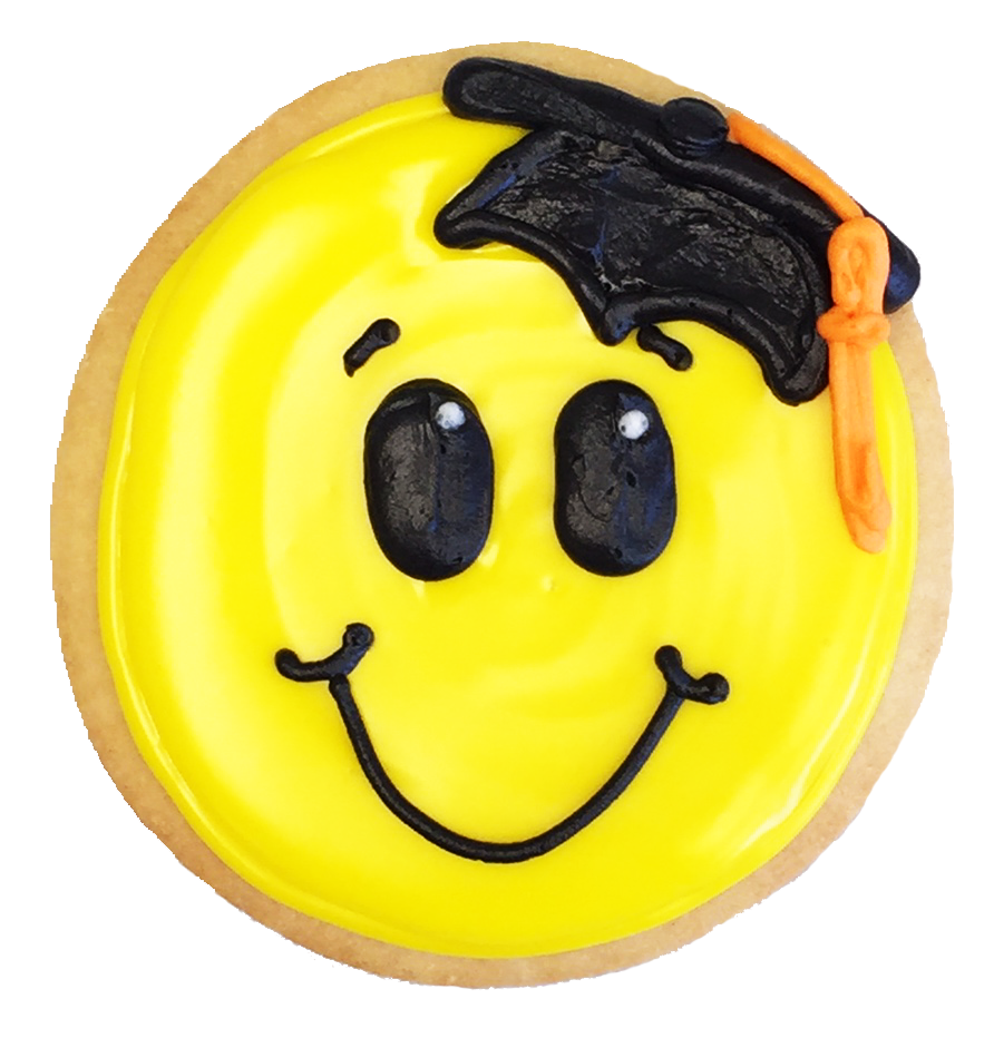 Grad Smile Cookie