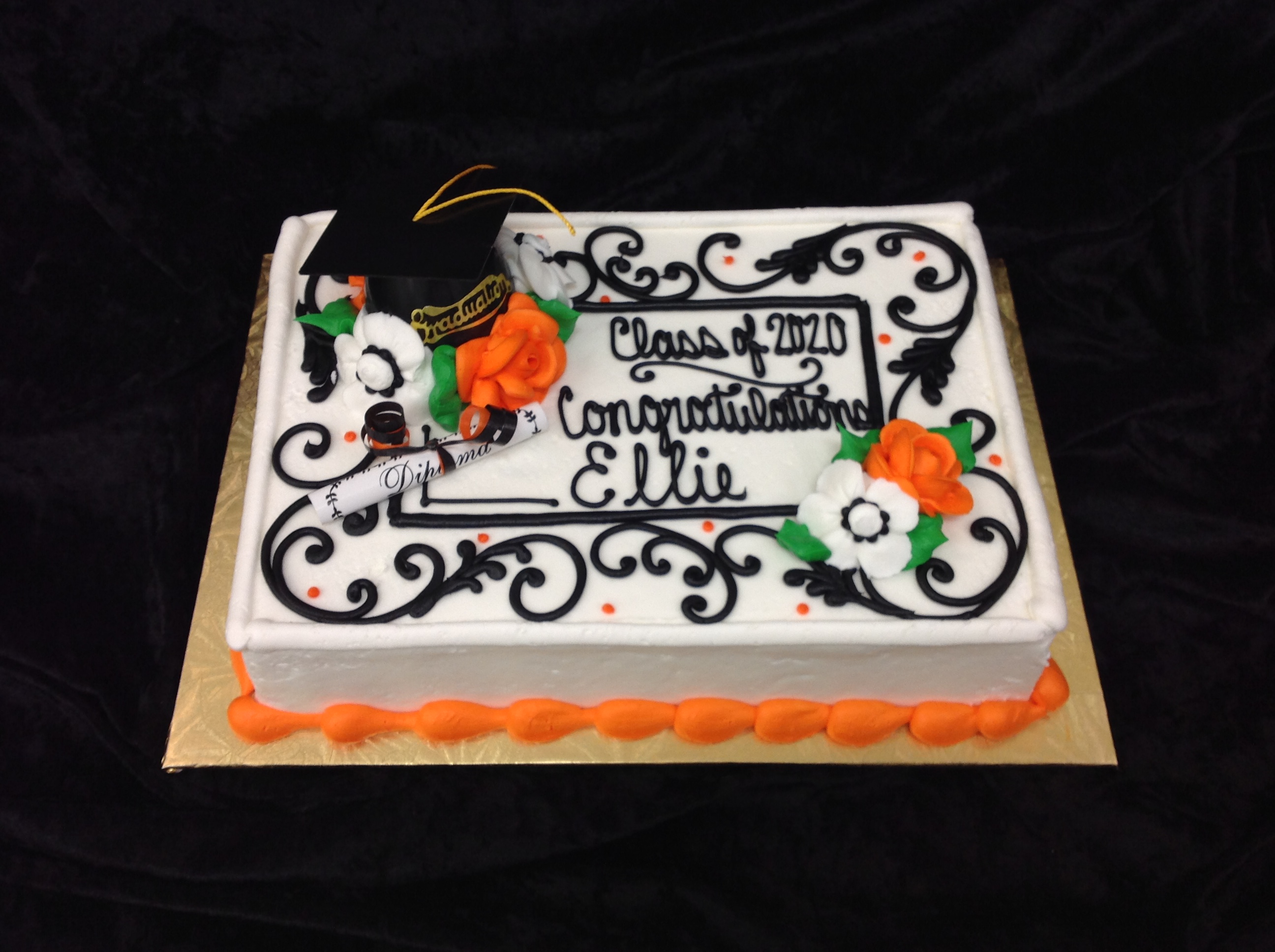 G-873 Swirls w/ Cap and Diploma