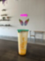 Peach yogurt smoothie