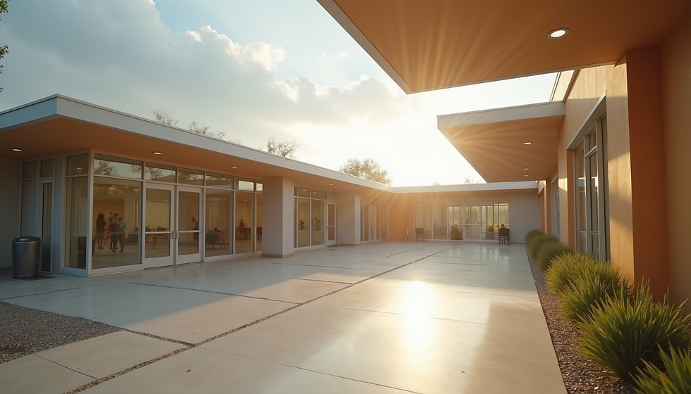 Accessible community center designed to support all individuals.