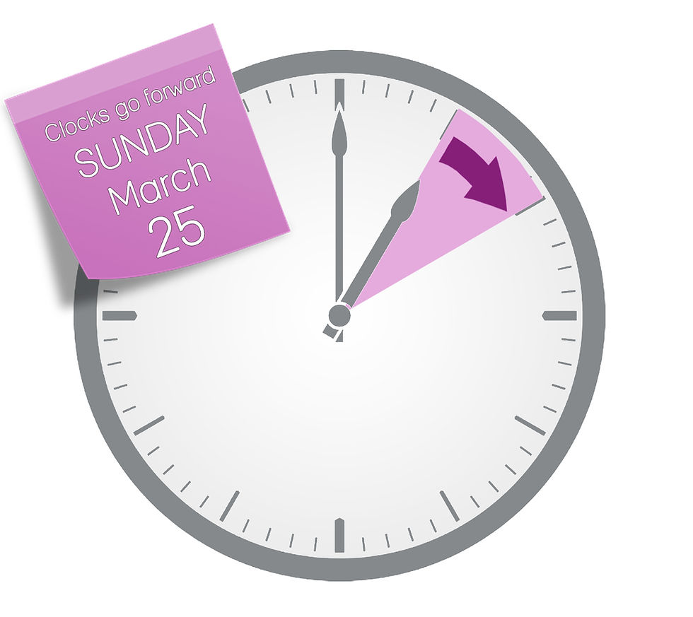 Clocks go forward BST