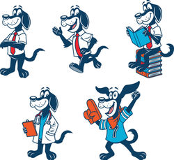 PROFIT THE DOG MASCOT