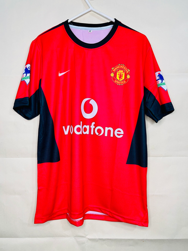 David Beckham #7 Man United Retro Jersey – Vodafone Edition