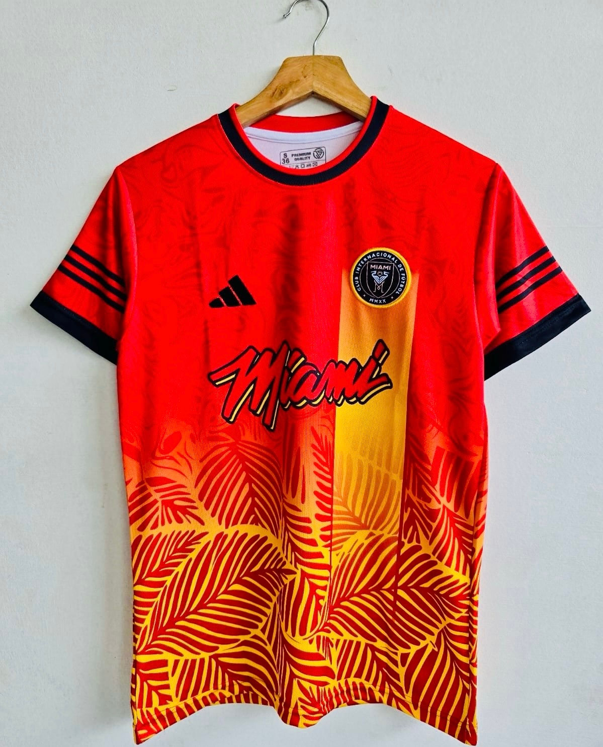 Inter maimi flame edition jersey messi Premium  embroidery 