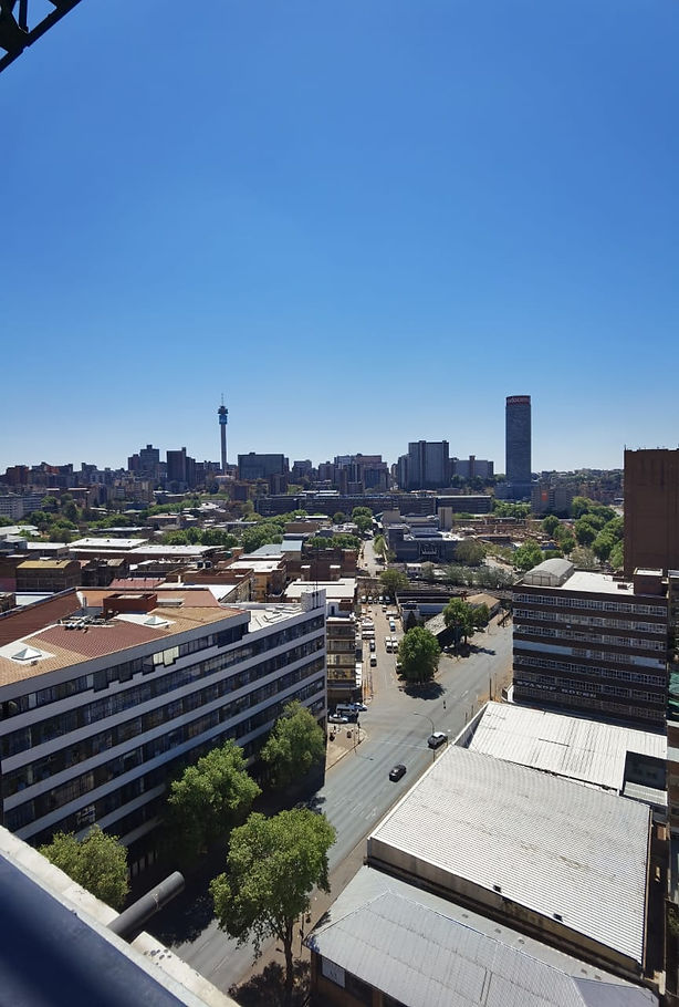 Joburg from Sky Lounge