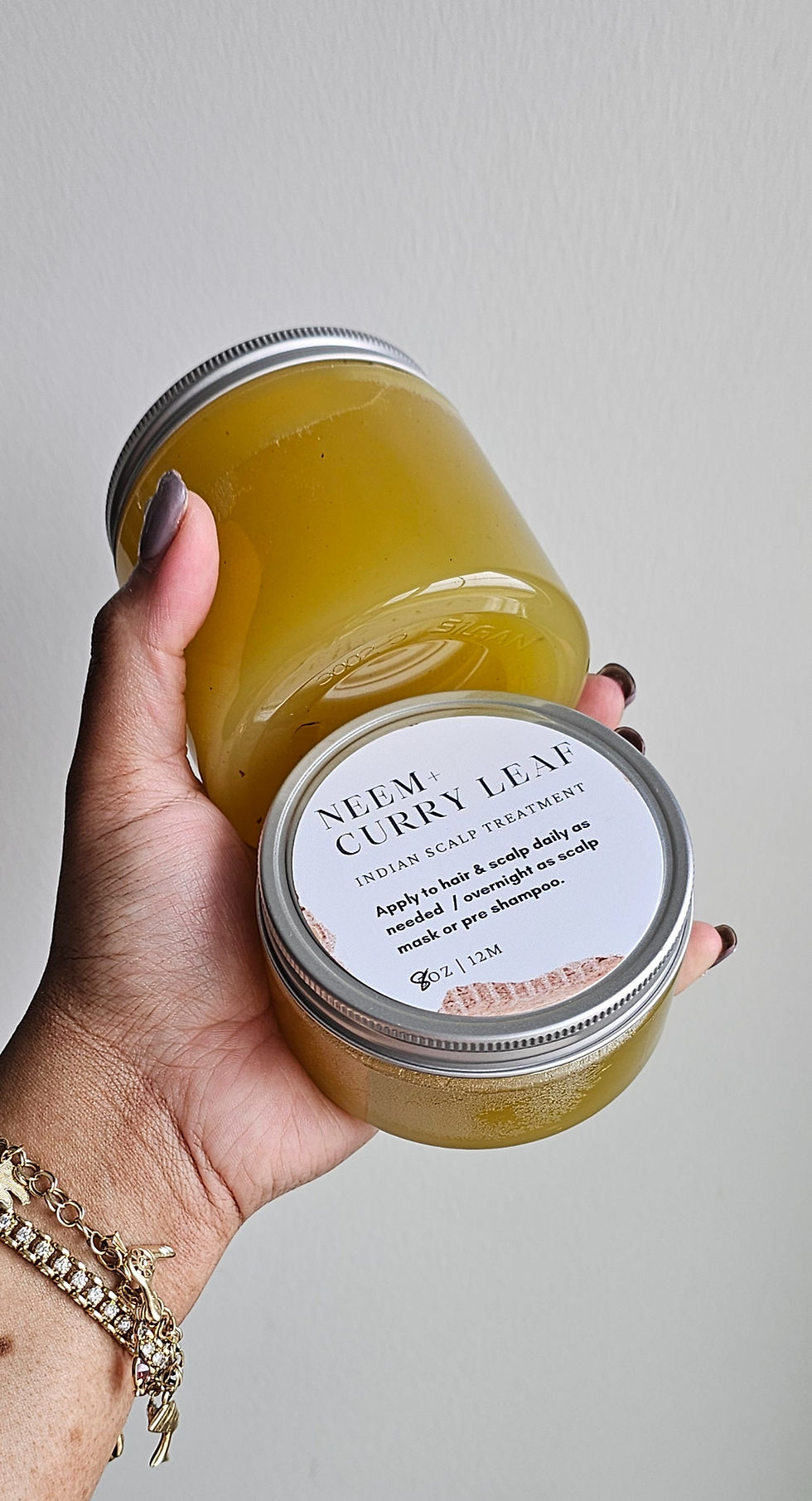 Миниатюра: Indian Hair Growth Treatment Balm with Neem & Curry Leaves