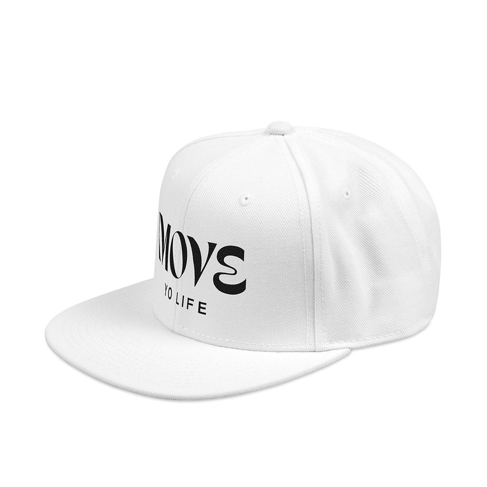 Thumbnail: MYL Snapback Hat — White