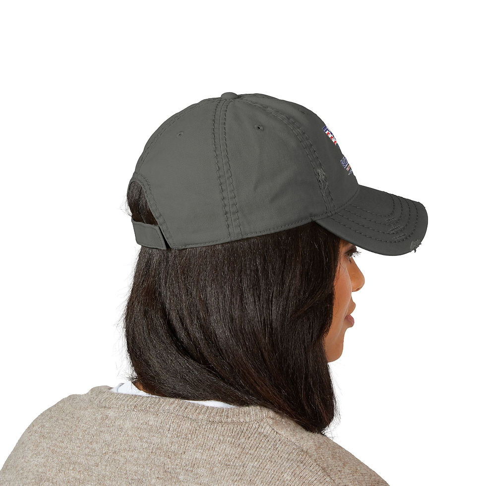 Thumbnail: Distressed Embroidered Hat — CALLED2SERVE