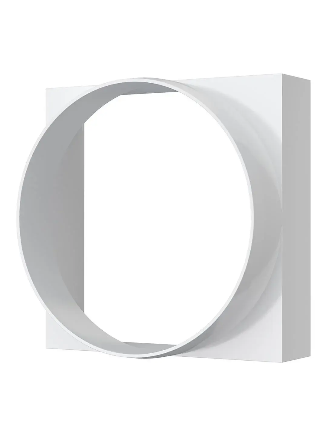 ПВХ переходник круглый D100-100х100