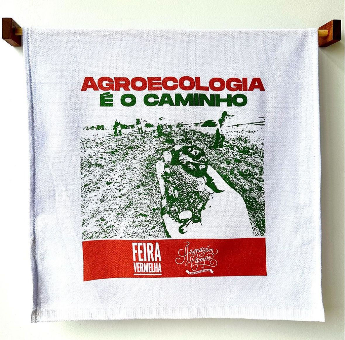 Pano de prato Agroecologia é o Caminho