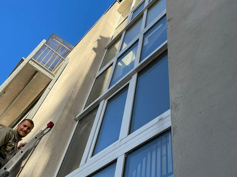 Fensterreinigung Wismar, Fassadenfenster, Schaufenster Reinigung