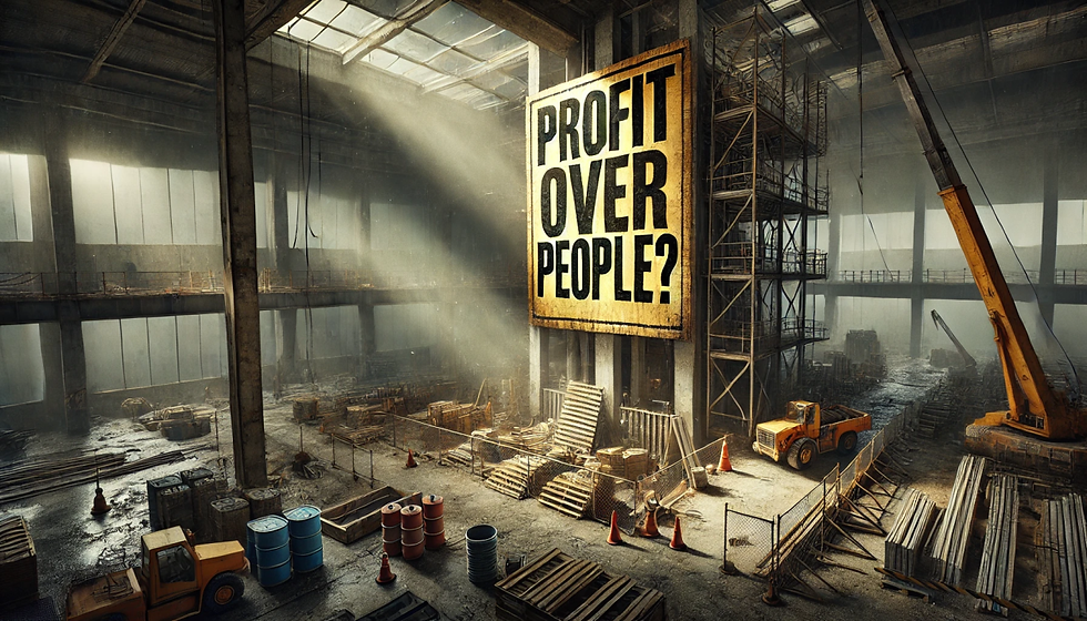Stephen Gardner, Gold Coast - Profit over people