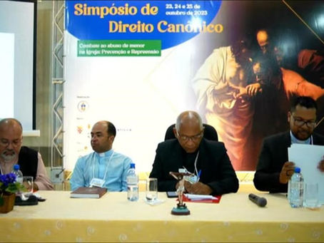 Tribunal Eclesiástico Interdiocesano celebra 1 ano do início dos trabalhos para o Simpósio sobre o Combate ao Abuso de Menor e Pessoa Vulnerável, ocorrido em 2023