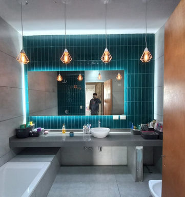 Terminación de baño vivienda unifamiliar