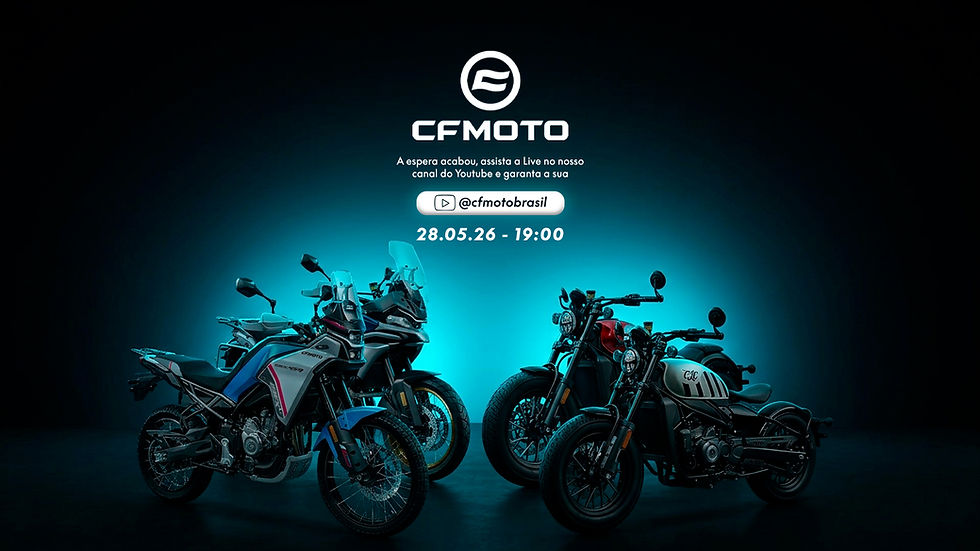 CFMOTO confirma lançamento oficial de motocicletas no Brasil e anuncia primeiros modelos para maio