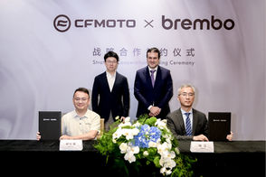 CFMOTO e Brembo firmam parceria estratégica para desenvolver sistemas de freios de nova geração