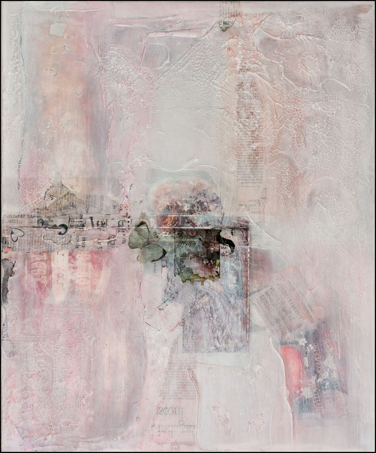 UitEigenAtelier.com roze abstract