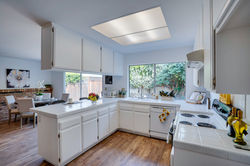 Family Room with Adjoining Open Kitchen
