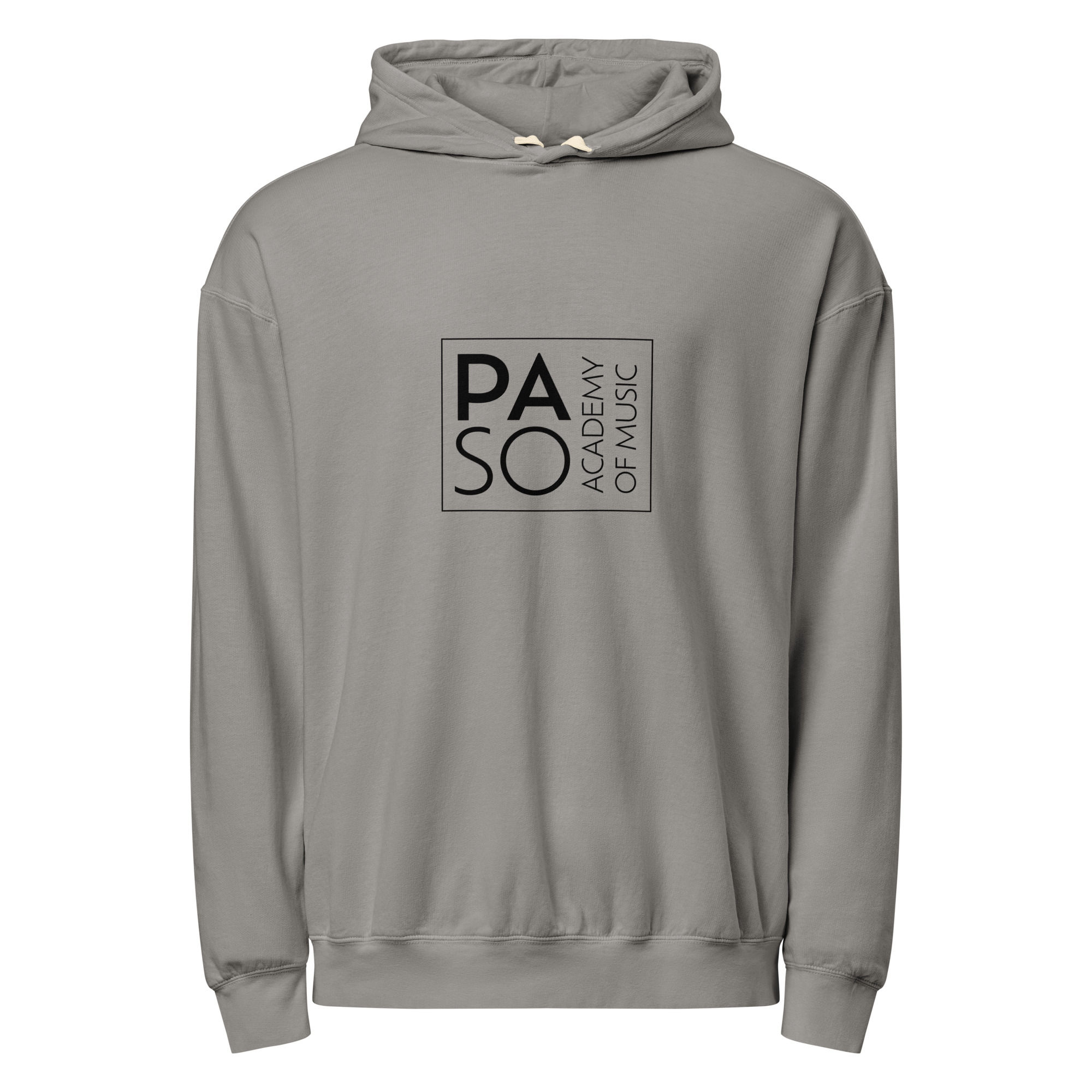 Unisex garment-dyed lightweight hoodie