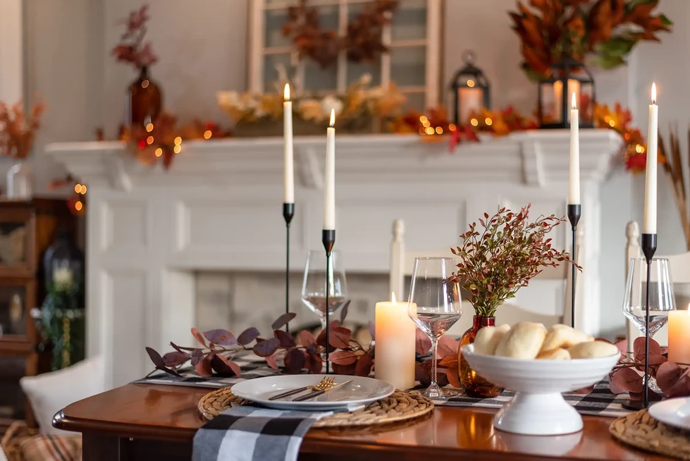Beautiful Thanksgiving table design by Floral Wonders