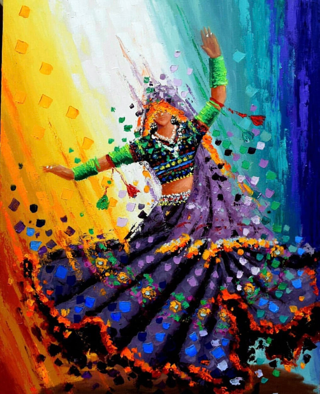 Bandah Ali: Dancing Colors IV