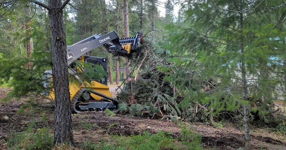 How To Clear Brush With Heavy-Duty Grapple Rake Attachments