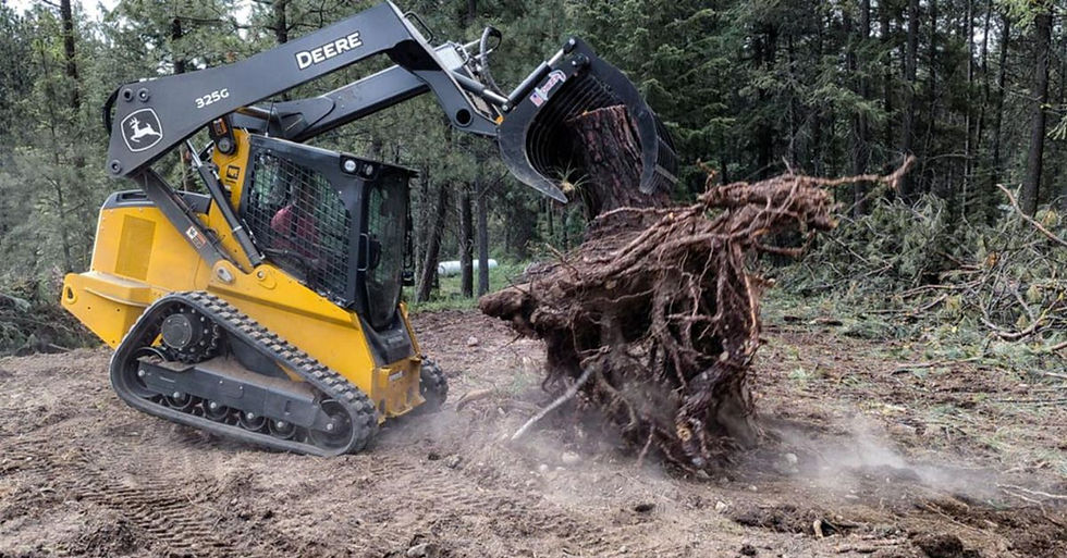 How To Clear Brush With Heavy-Duty Grapple Rake Attachments