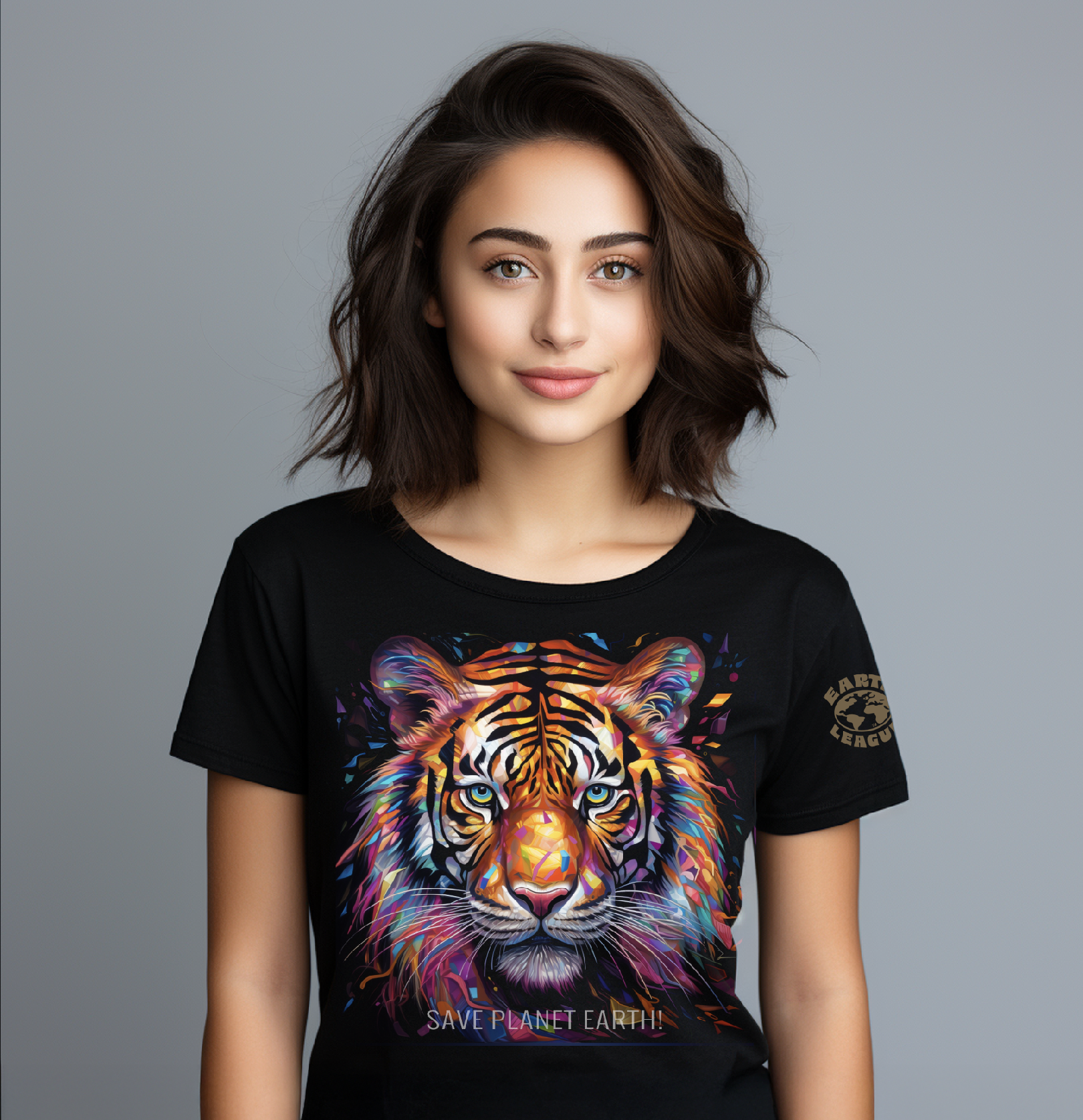 Tiger Save Planet Earth T-Shirt