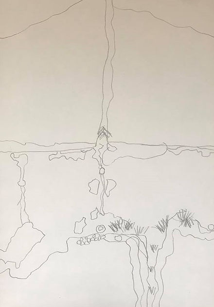 Cracks in the road - highlighting cracks